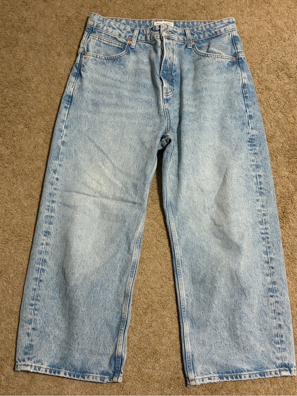 Free People We The Free Deep Trance Dropped Boyfriend Jeans Sweet dreams - Picture 2 of 4